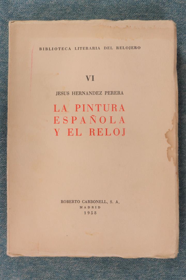 Antiguedades de libro la pintura española y el reloj