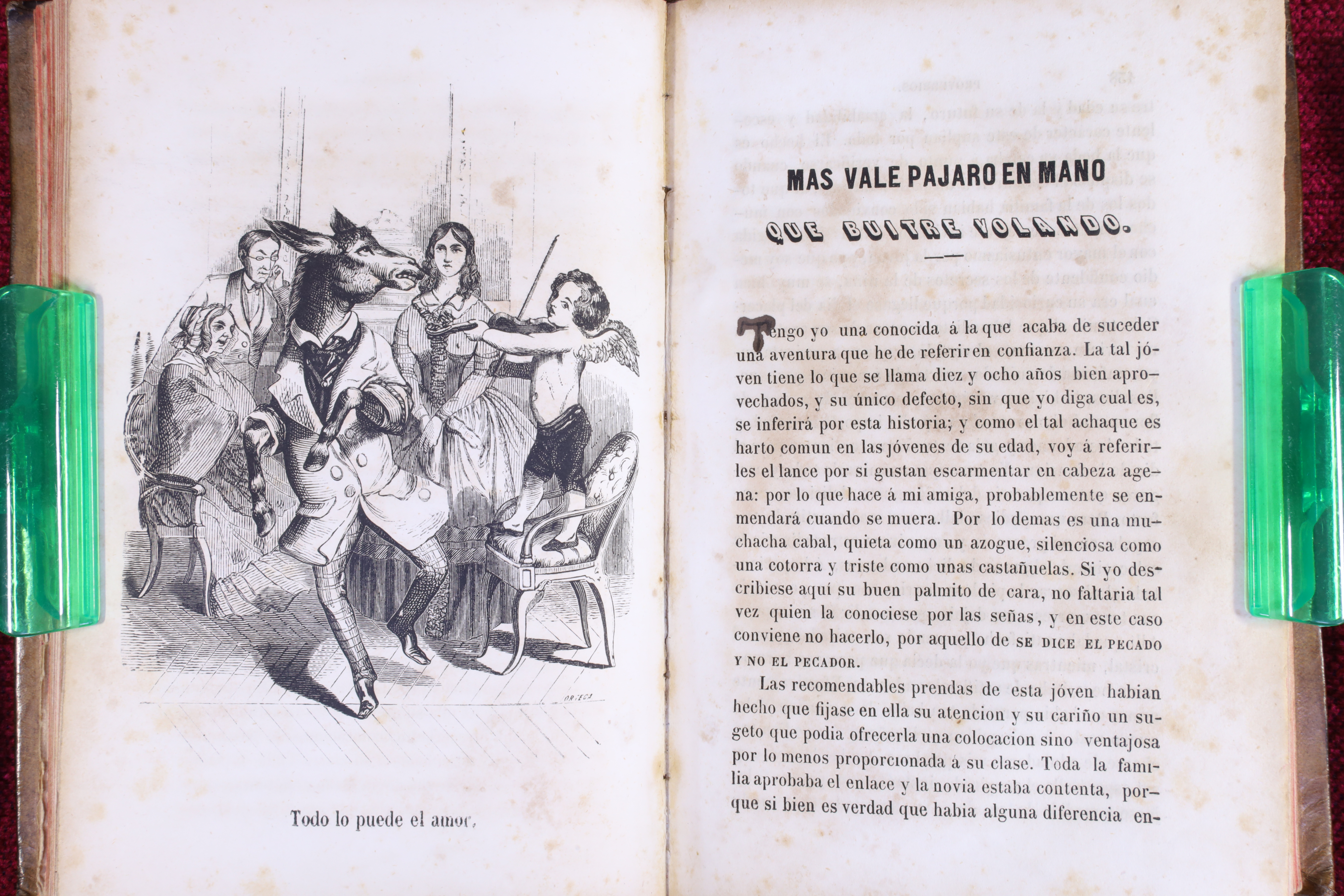 LIBRO LOS CIEN PROVERBIOS O LA SABIDURÍA DE LAS NACIONES. 1845