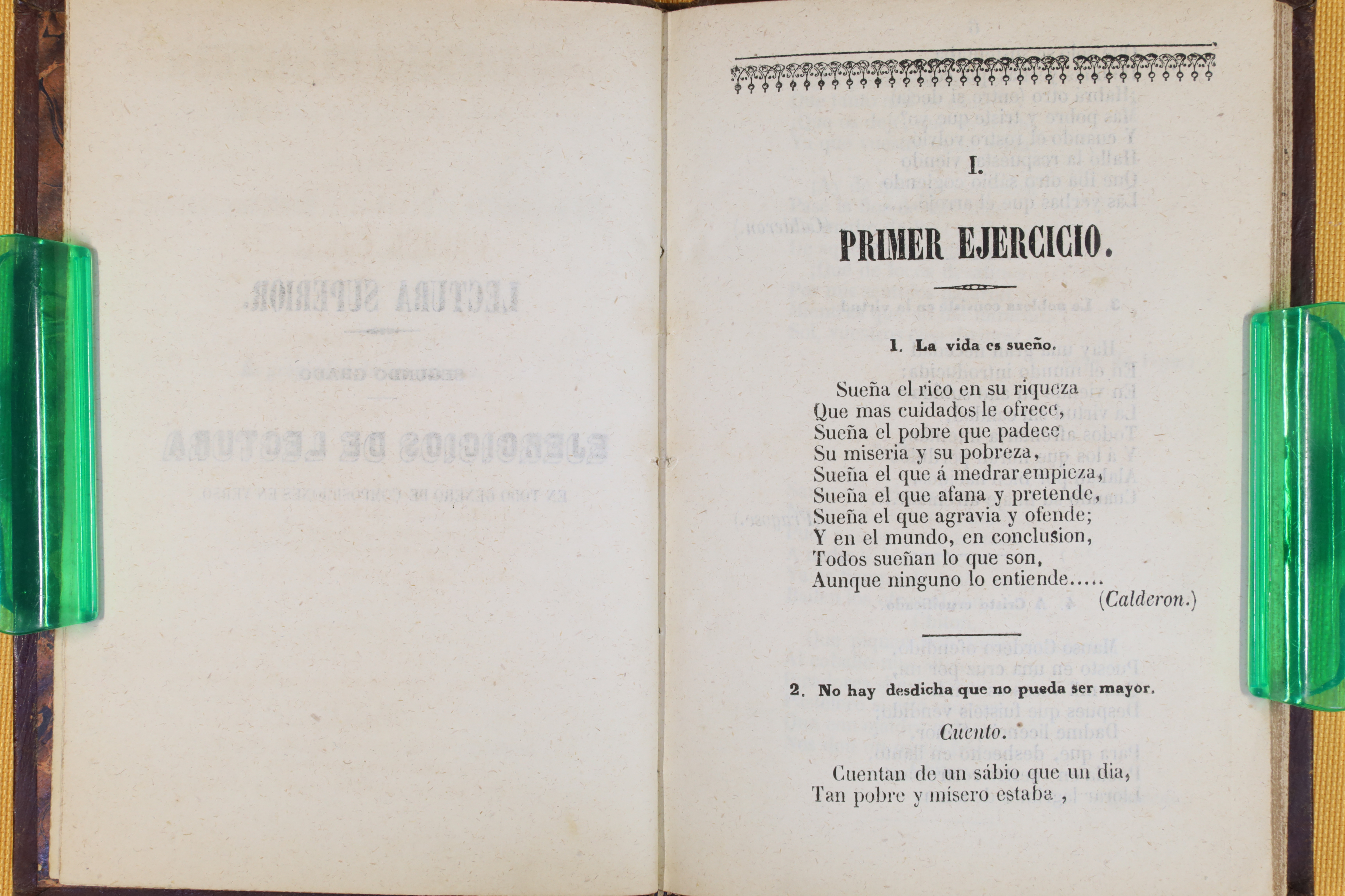 LIBRO PREMIO. CUADERNOS DE LECTURA PARA USO DE LAS ESCUELAS. 1855 