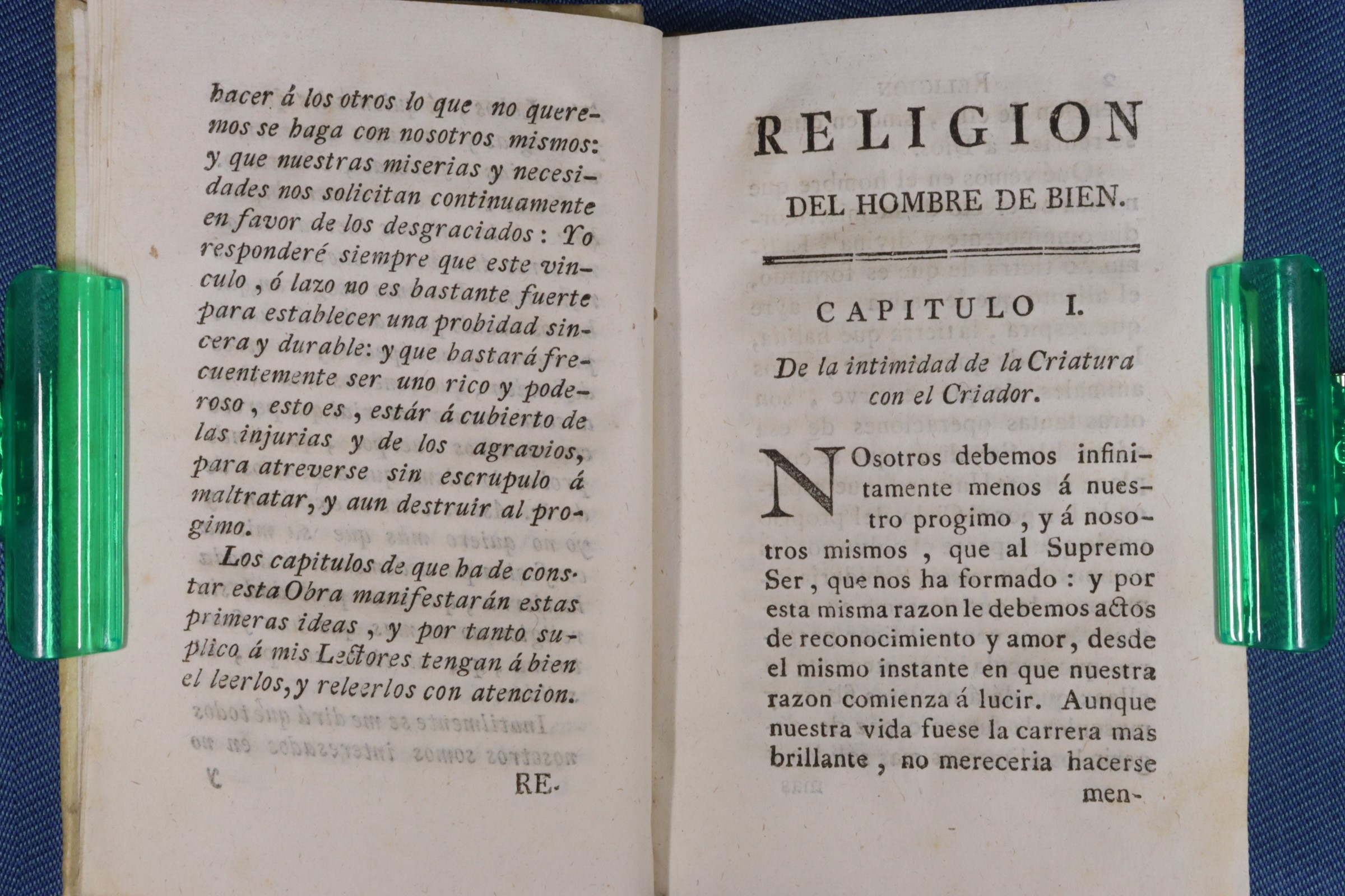 LIBRO RELIGIÓN DEL HOMBRE DE BIEN. PERGAMINO. 1777 (t)