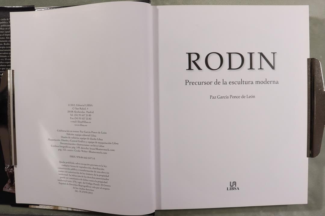 LIBRO RODIN. PRECURSOR DE LA ESCULTURA MODERNA. 2012 (t)