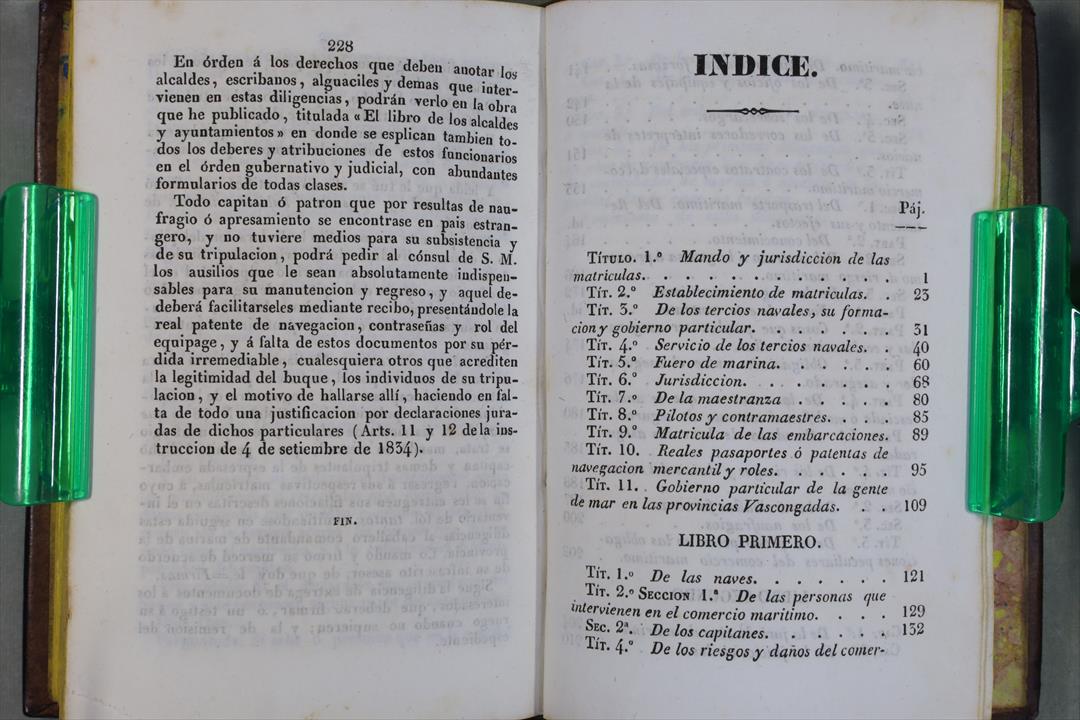 MANUAL DE MARINA Y COMERCIO MARÍTIMO. 1844 (t)