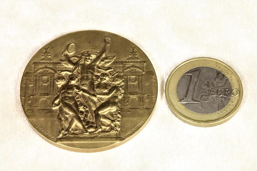 MEDALLA CINCUENTENARIO BAILE POLITÉCNICO. CARPEAUX. 1933  (t)