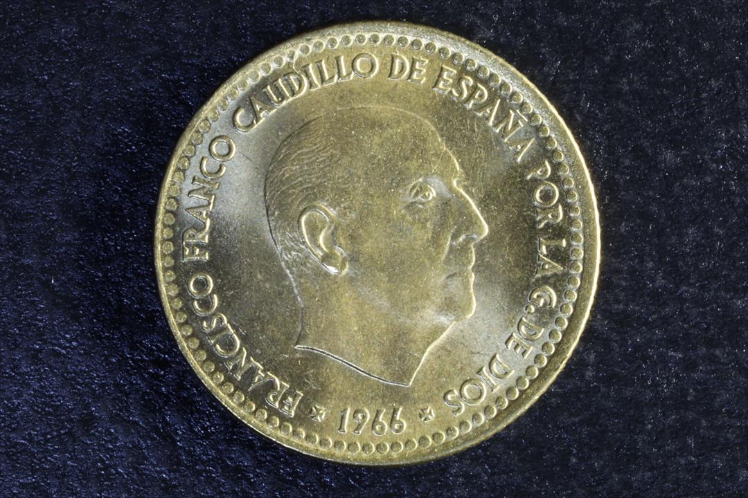 MONEDA FRANCO 1 PESETA 1966 *75 - EBC (t) 