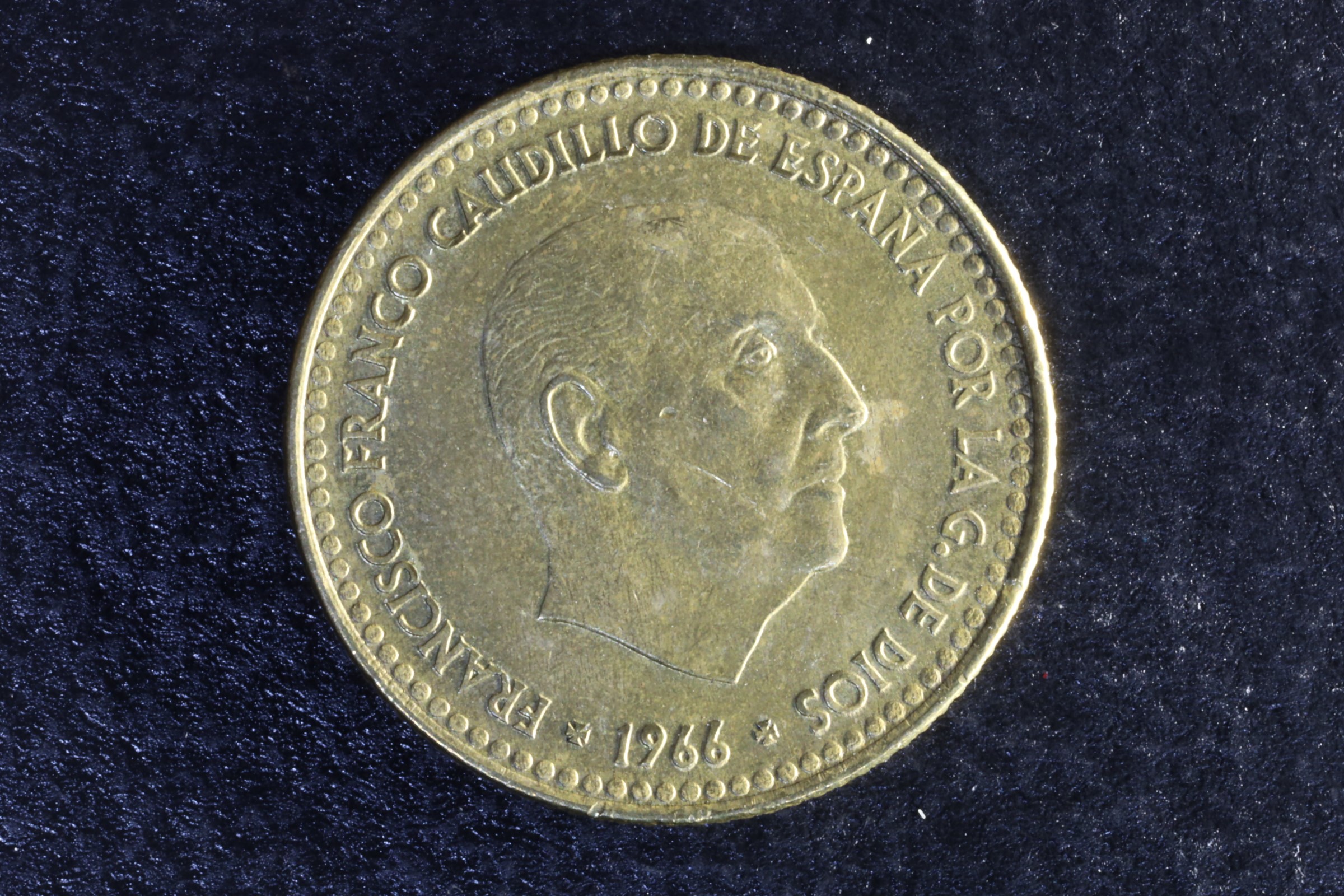 MONEDA FRANCO 1 PESETA 1966 *75 - EBC 