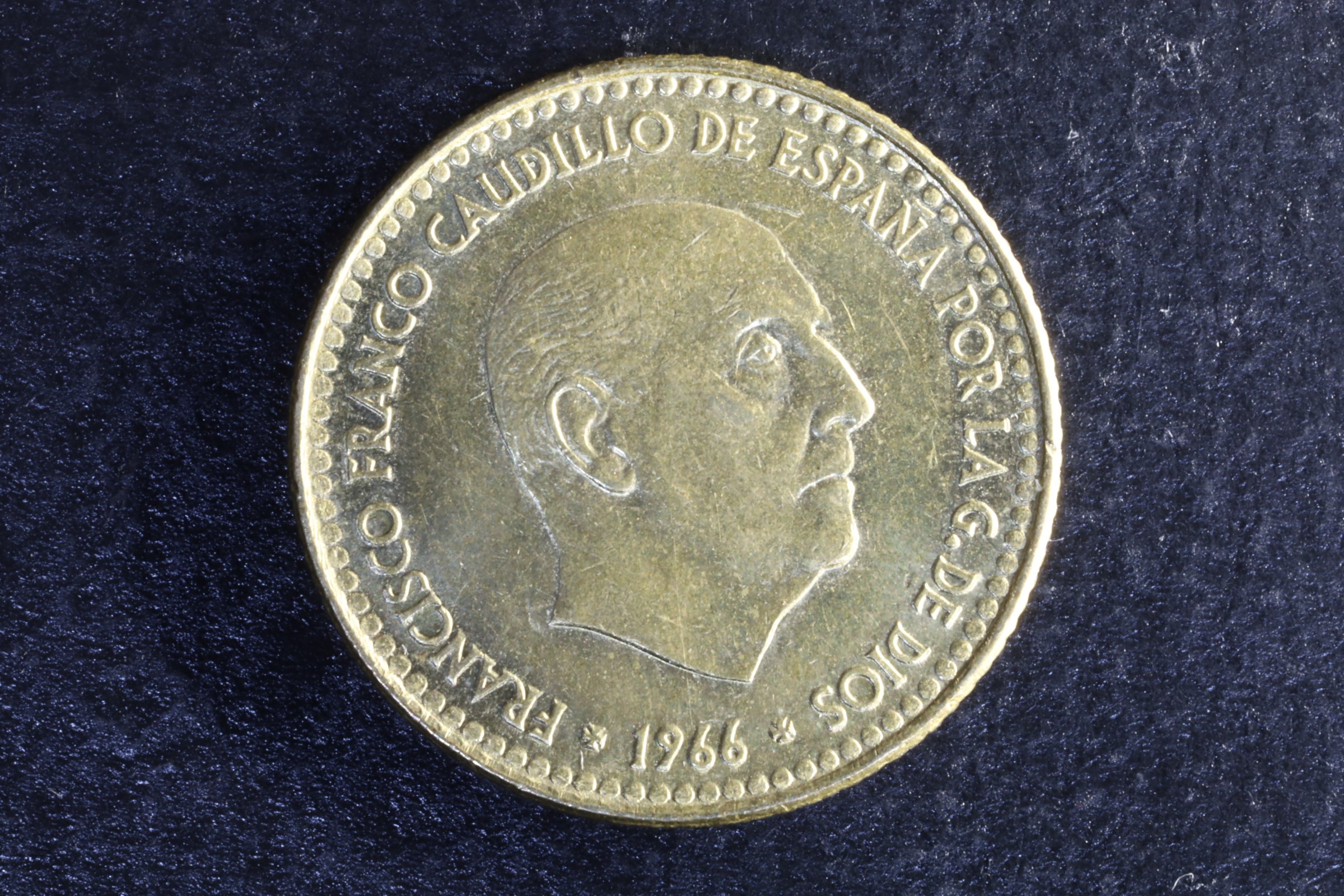 MONEDA FRANCO 1 PESETA 1966 *75 - EBC