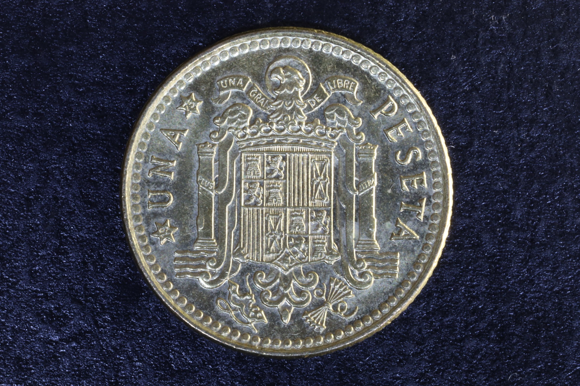 MONEDA FRANCO 1 PESETA 1966 *75 - EBC