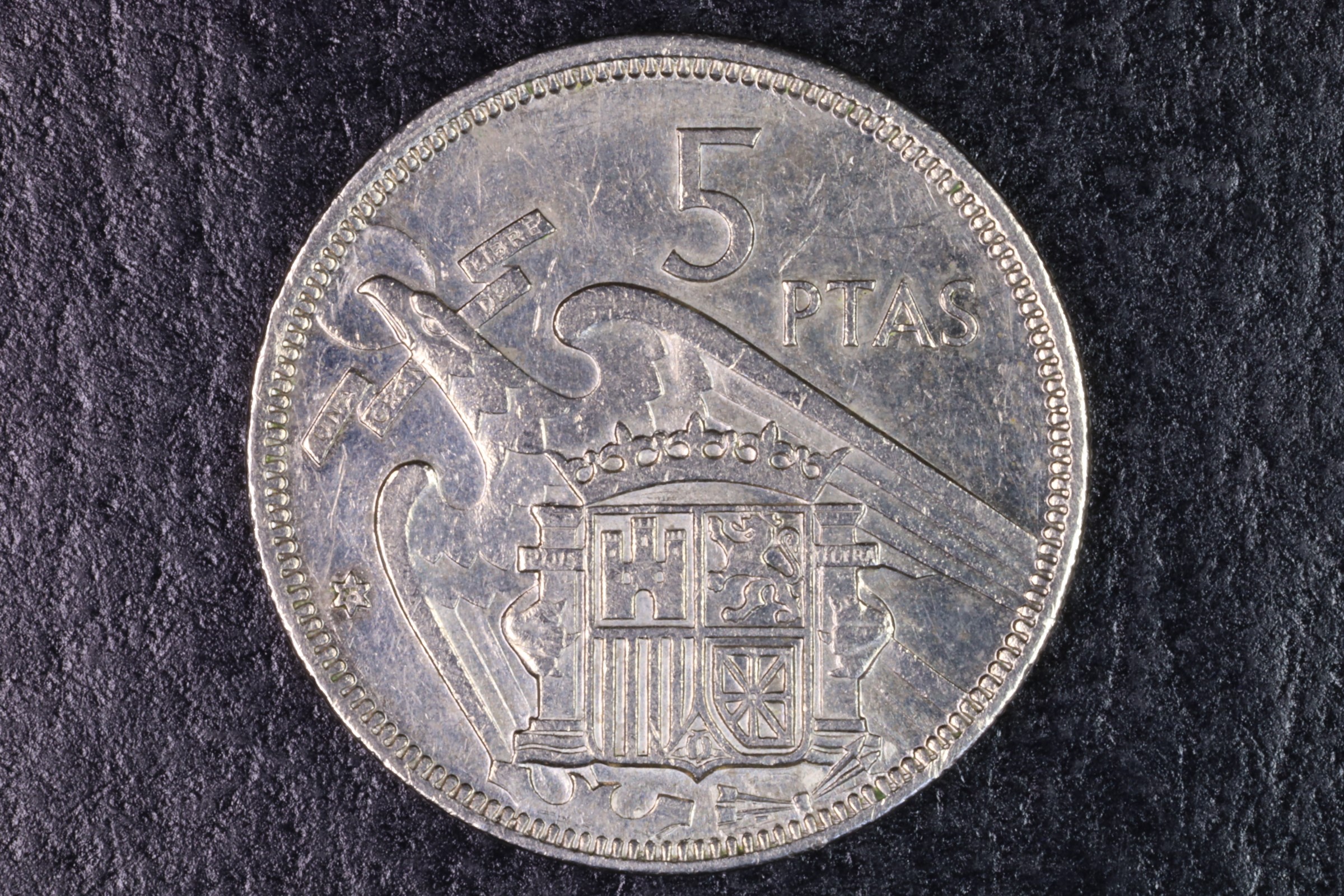 MONEDA FRANCO 5 PESETAS 1957 *75 - BC 