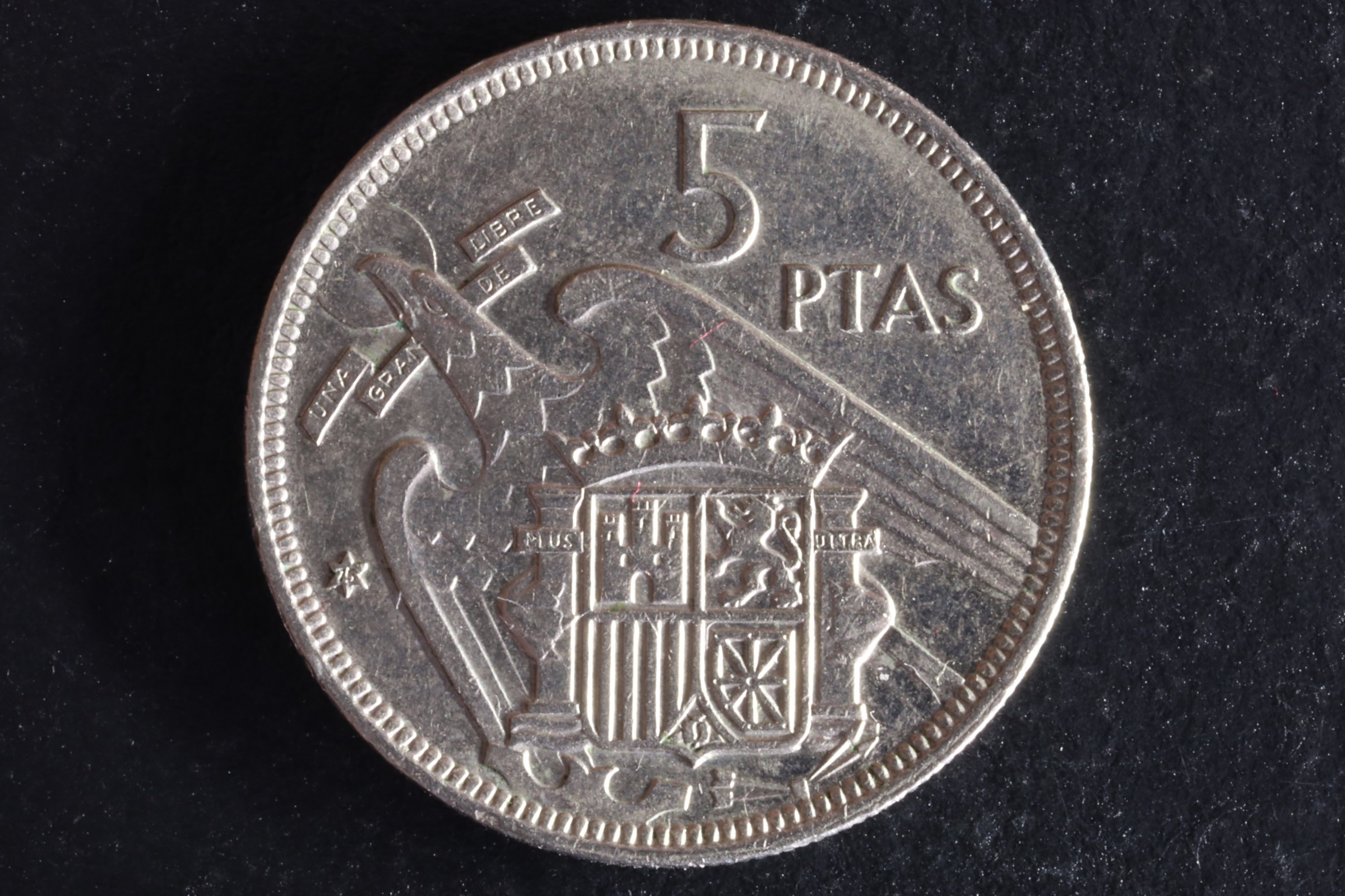 MONEDA FRANCO 5 PESETAS 1957 *75 - BC (t)