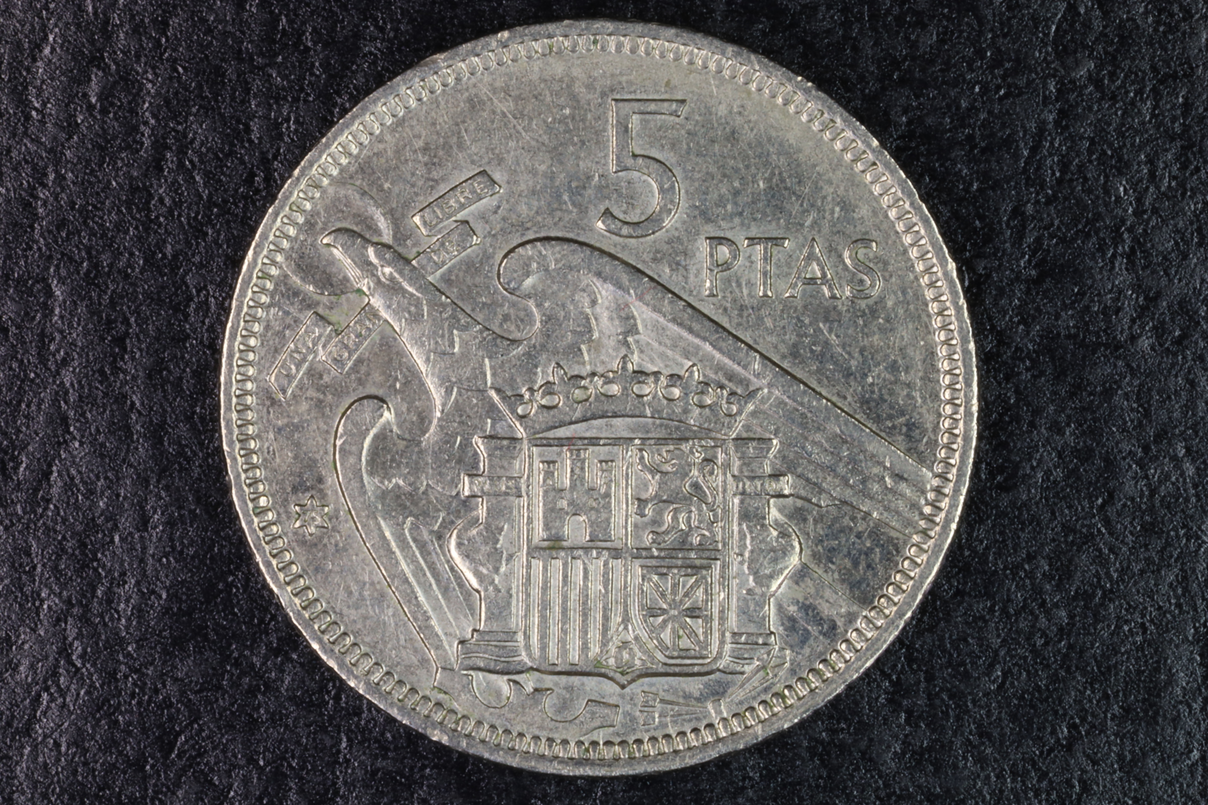 MONEDA FRANCO 5 PESETAS 1957 *75 - BC (t)