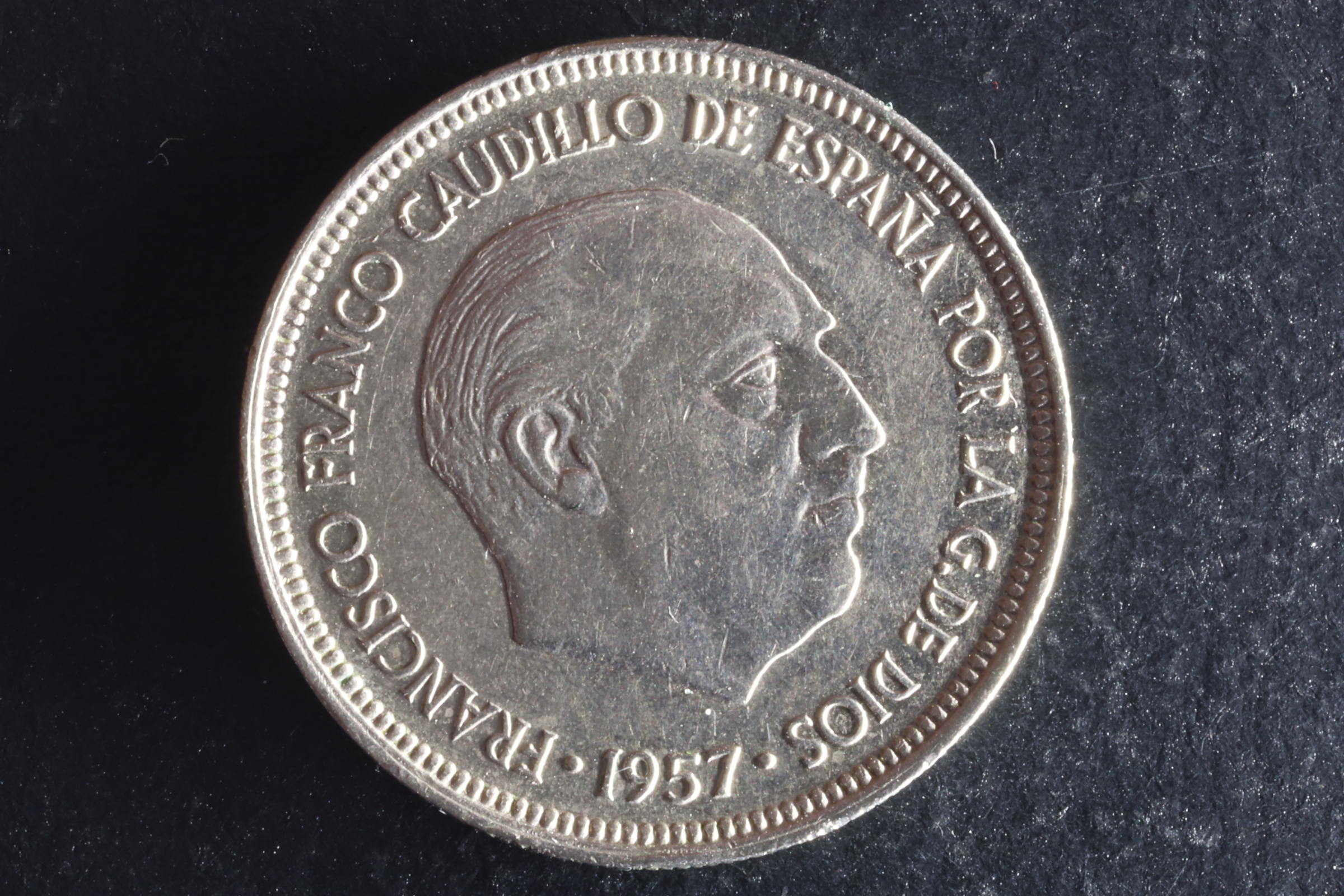 MONEDA FRANCO 5 PESETAS. 1957 *75 - BC