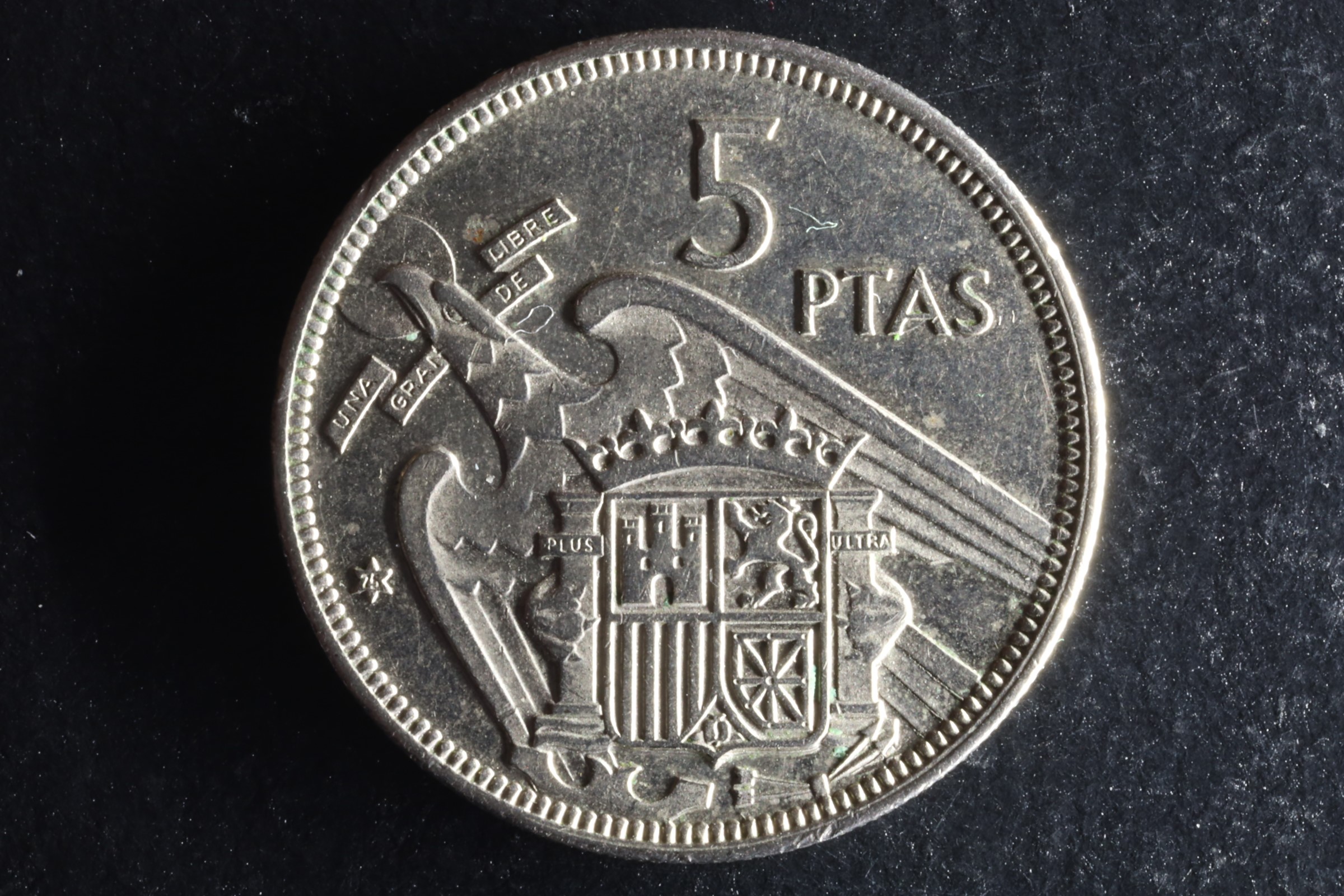 MONEDA FRANCO 5 PESETAS. 1957 *75 - BC