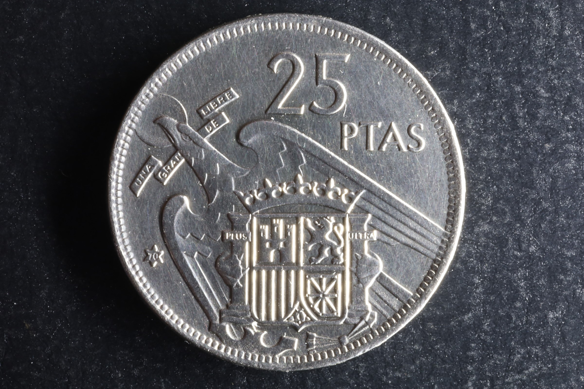 MONEDA FRANCO 25 PESETAS 1957 *70 - SC (t)