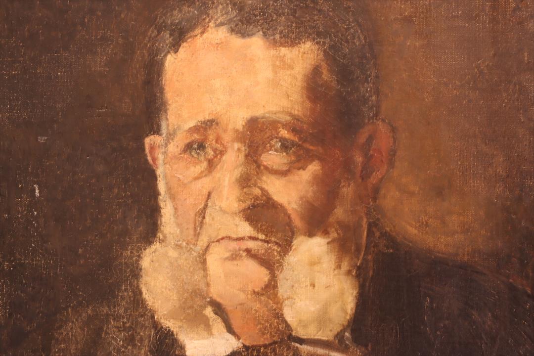 ÓLEO SOBRE TABLA. RETRATO CABALLERO. S.XIX (t)