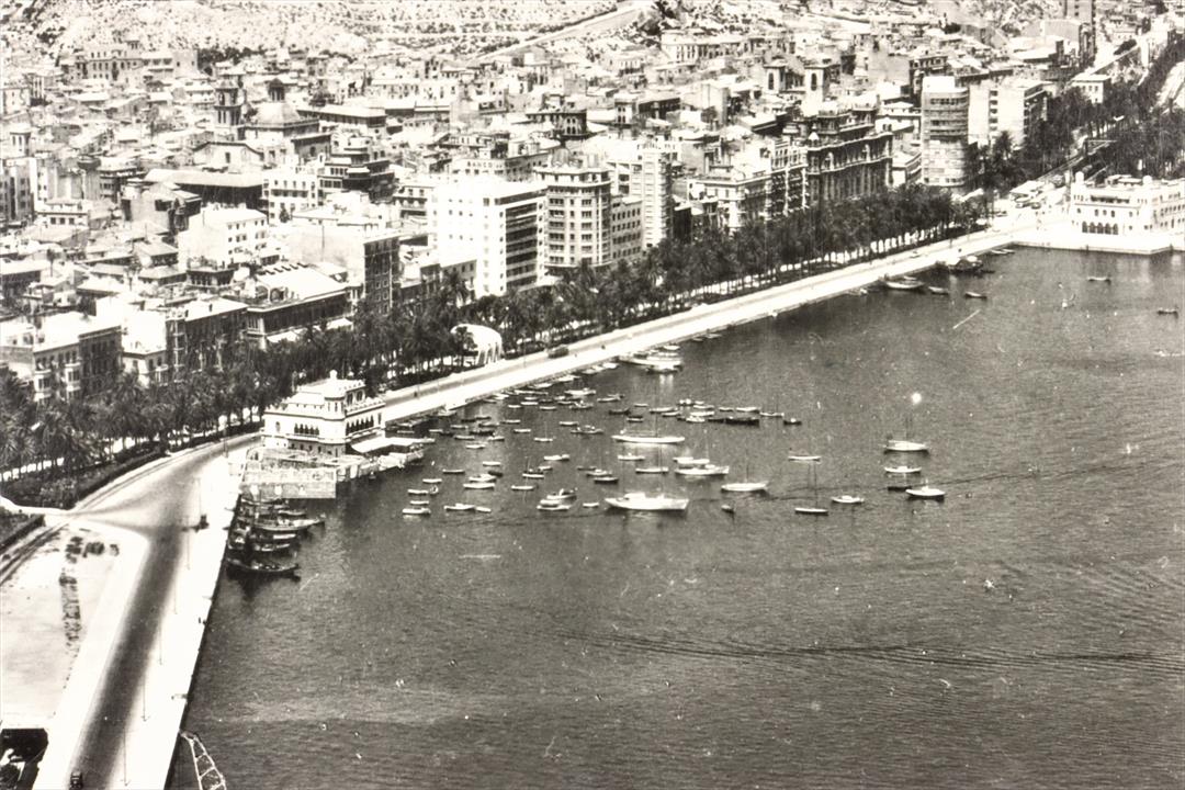 POSTAL ALICANTE. PUERTO. VISTA AÉREA. 1002. (t)