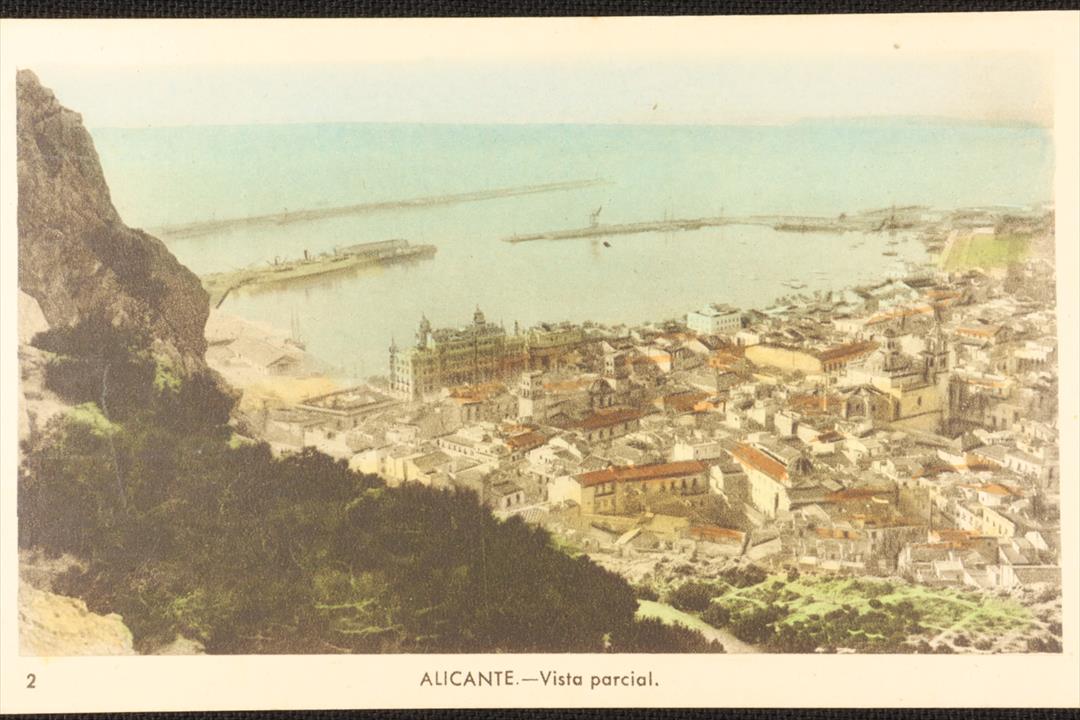 POSTAL ALICANTE VISTA PARCIAL. 2. A COLOR. (t)