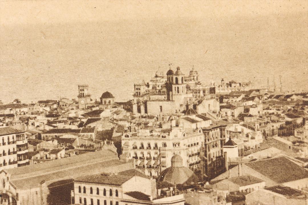 POSTAL ALICANTE. VISTA PARCIAL. SEPIA. 514. (x)