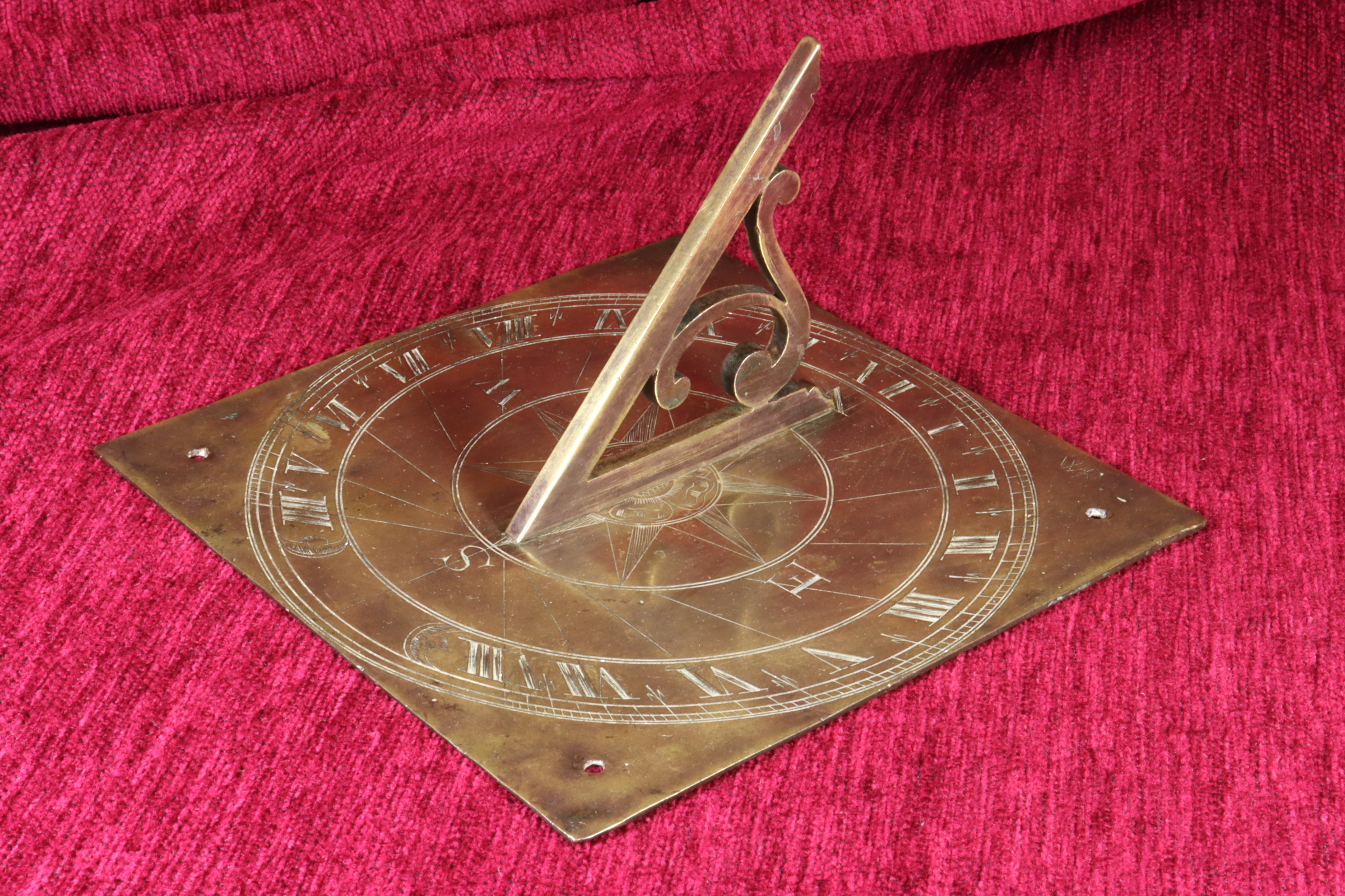 Antiques of square outdoor sundial anonymous