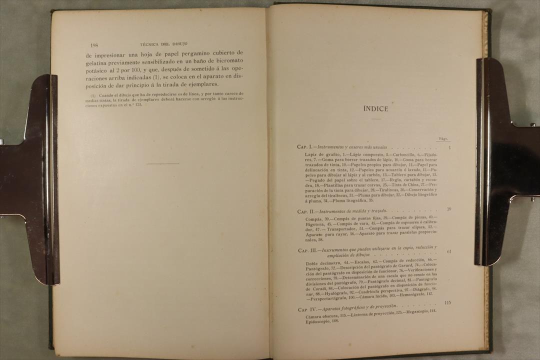 TÉCNICA DEL DIBUJO. A. COMMELERÁN. 1908. (t)