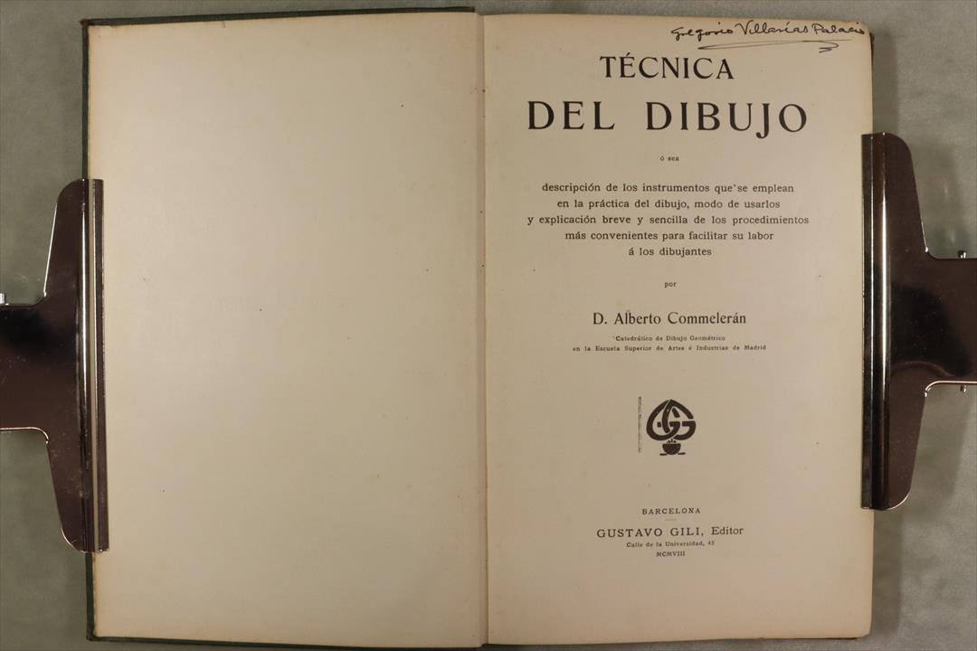 TÉCNICA DEL DIBUJO. A. COMMELERÁN. 1908. (t)