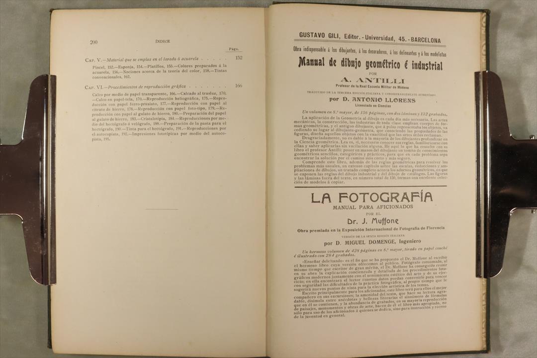 TÉCNICA DEL DIBUJO. A. COMMELERÁN. 1908. (t)