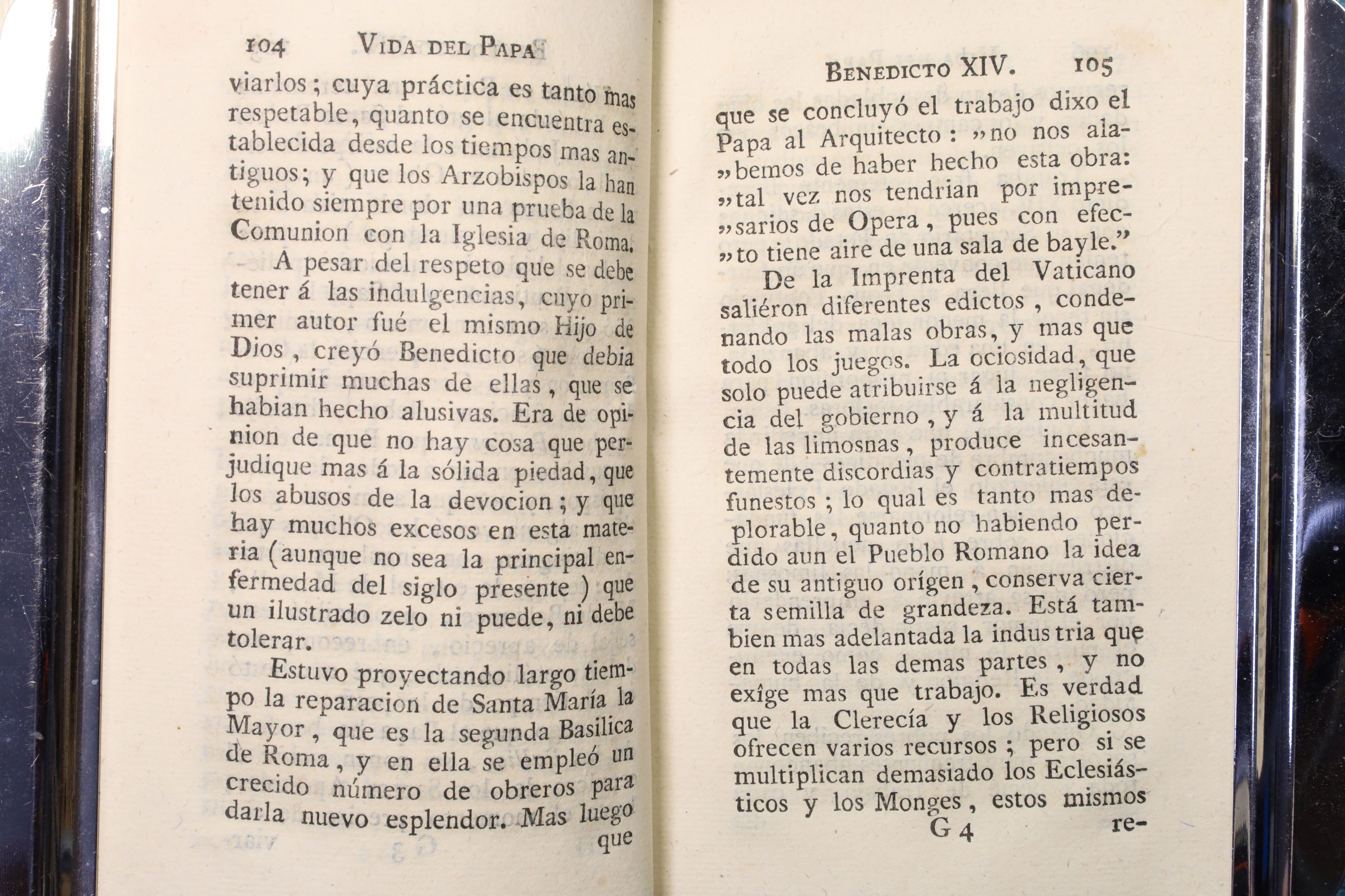 VIDA DEL PAPA BENEDICTO XIV. CARACCIOLO. 1788