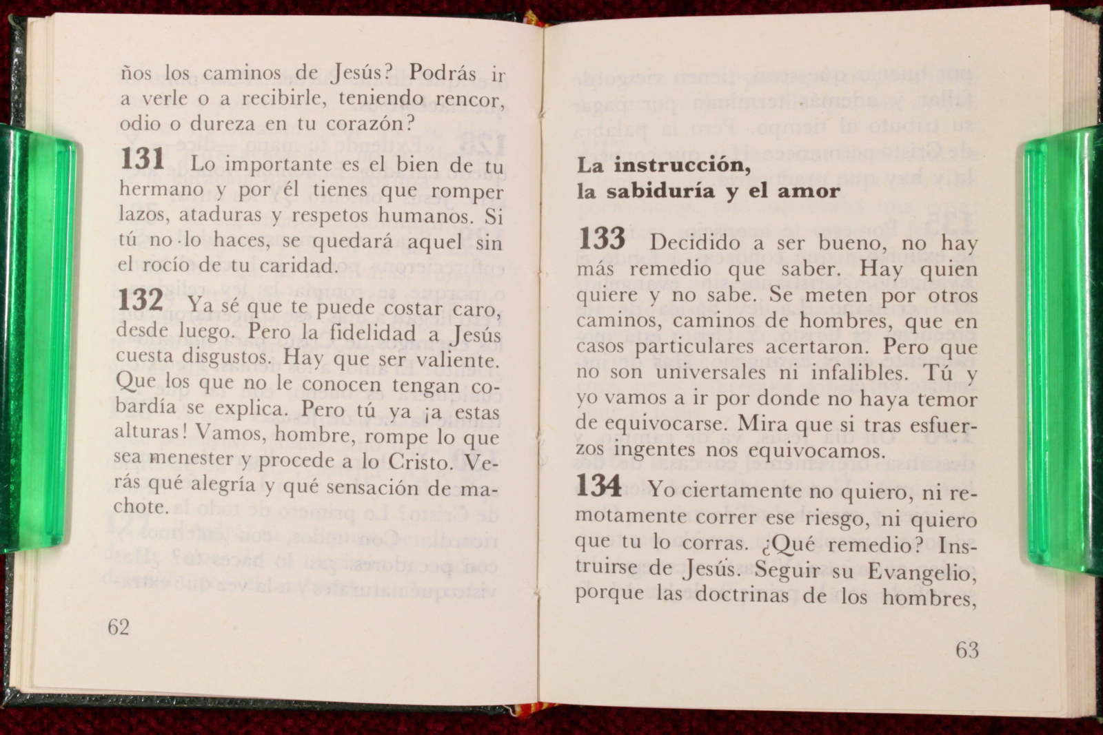 Mini Libro Mensaje. José Hijas Palacio. 1964